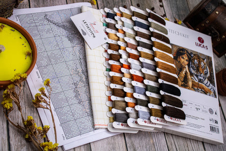 presentacion kit punto de cruz luca s gold bu5060