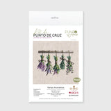 Kit de Punto de Cruz - P058 Punto y Arte - Ramas Aromáticas