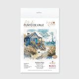 Kit de point de croix - "Notre plage" Punto y Arte, article P067