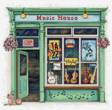 Music House – Luca-S Cross Stitch Kit B1440