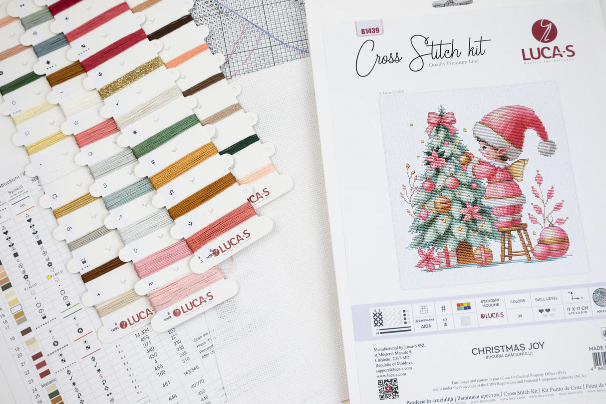 Christmas Joy – Luca-S Cross Stitch Kit B1439