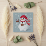 Oven Cross Stitch Kit “Snowman” 1711