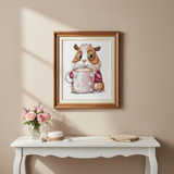 Cross stitch kit "Coffee Lovers. Guinea Pig" SANK-66 Andriana