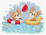 Kit de Punto de Cruz MP Studia SM-776 – Fun Bathing