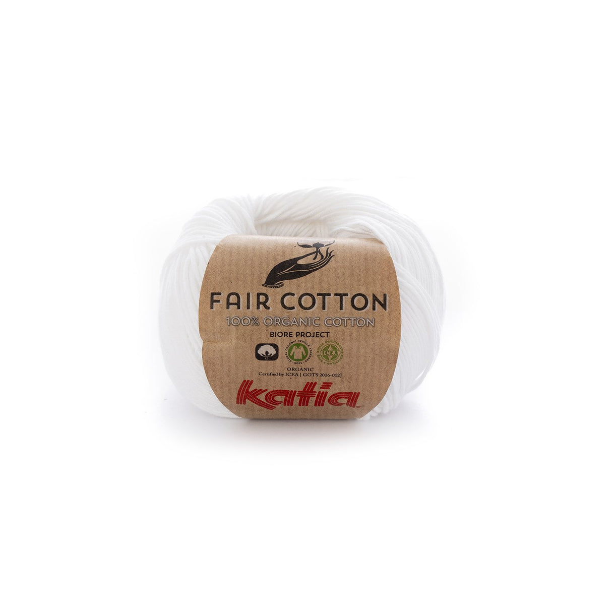 Lana Fair Cotton - Hilo de 100% algodón orgánico de Katia