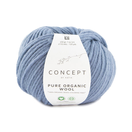 Katia Pure Organic Wool - Laine mérinos biologique sans chlore