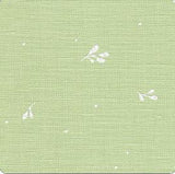 Belfast Linen Fabric 32ct Zweigart – Color 6369 "Leaves" (Green Leaf with White Specks and Twigs)