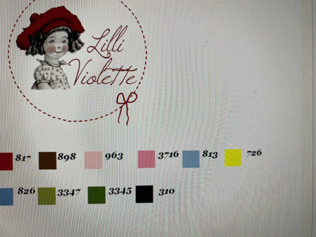 Bimba November - Lilli Violette - Cross Stitch Chart