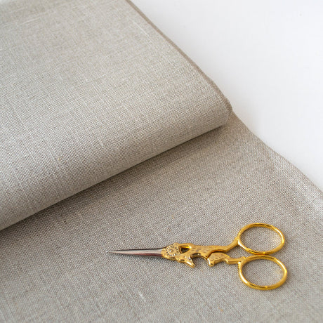 tela de lino belfast 32 ct zweigart plegada color 3609 53