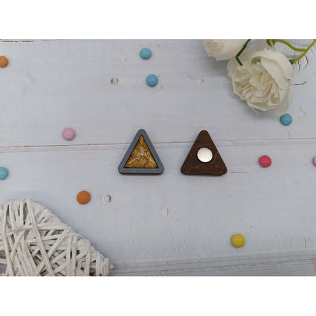 Aimant aiguille triangulaire avec résine époxy - Wizardi KF059/114