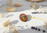 Needleminder KF059/204P “Pink Flowers” ​​Needle Magnet – Kind Fox by Wizardi