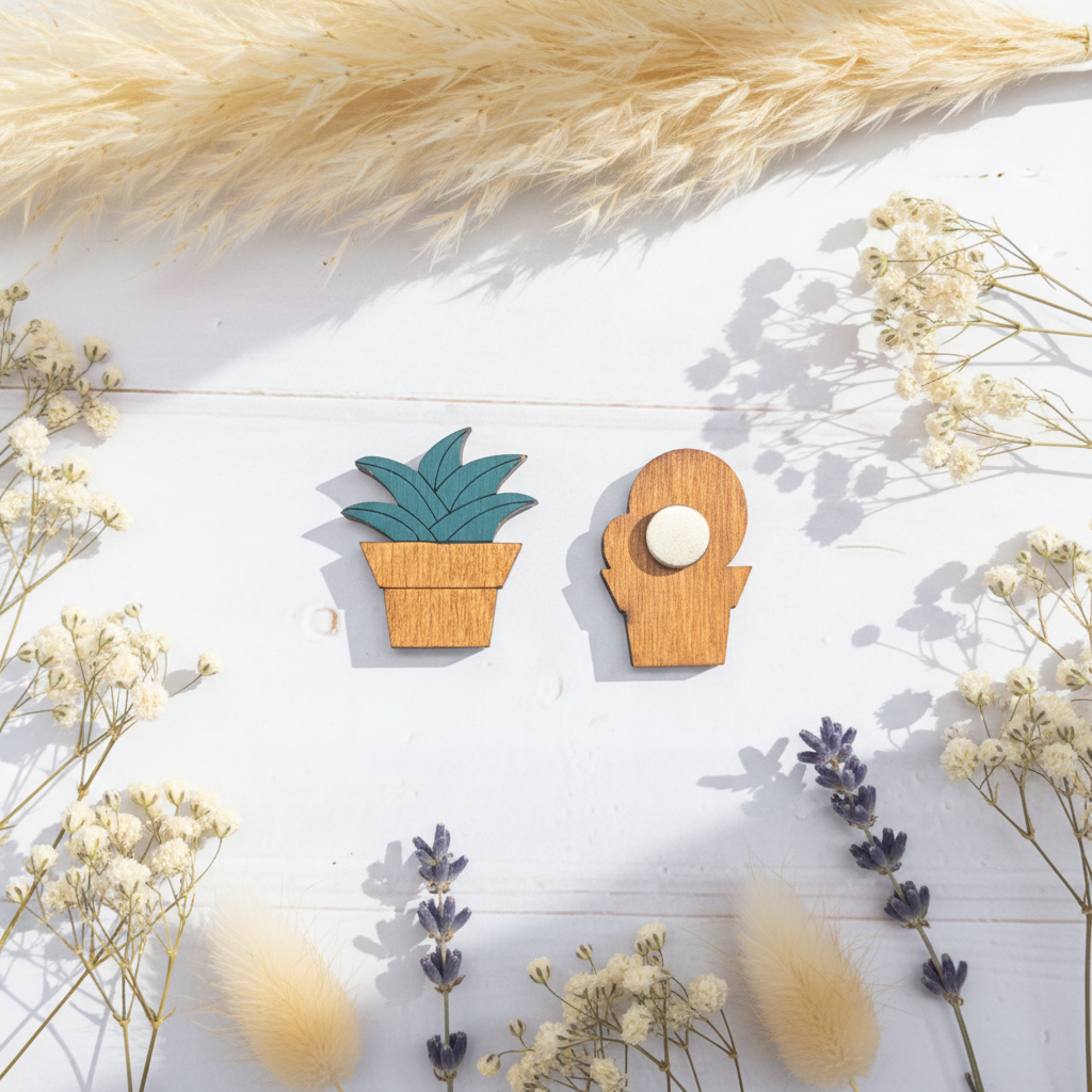 Porte-aiguille magnétique. Succulente KF059/63 par Wizardi