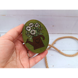 Estuche de agujas de madera KF056/121G “Regadera con flores” – Kind Fox by Wizardi