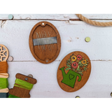 Estuche de agujas de madera KF056/121P “Flores multicolor” – Kind Fox by Wizardi