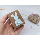 Wooden Box with Rabbit Design KF057/31
