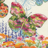 Kit de Punto de Cruz Dimensions - Floral Butterfly (70-35448)