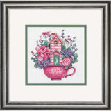 Kit de Punto de Cruz Dimensions - Teacup House (70-65232)