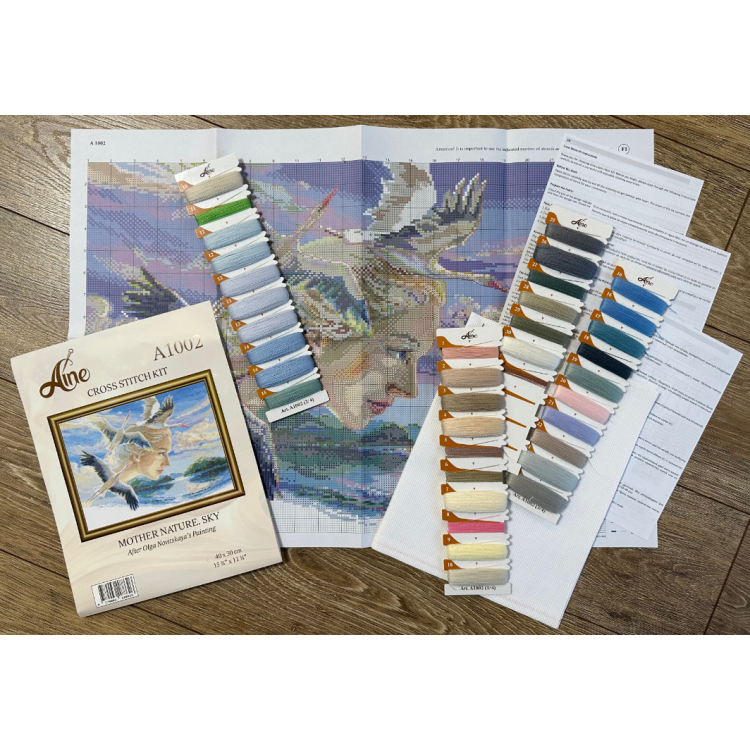Kreuzstich-Set - Aine Collection "Mother Nature. Sky" A1002