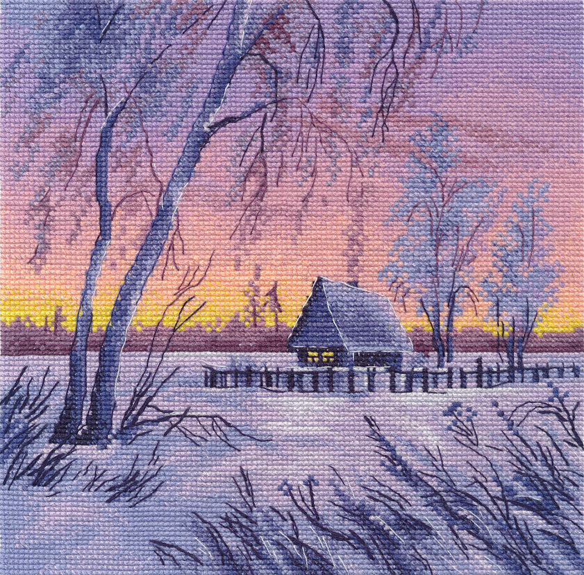 Cross Stitch Kit "Winter Sunset" S1669