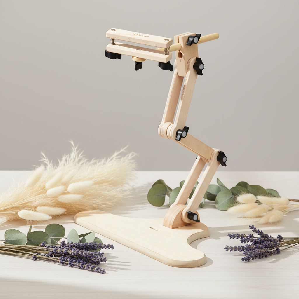 Nurge 190-14 Soporte Ajustable para Mesa/Silla | Bordado Profesional