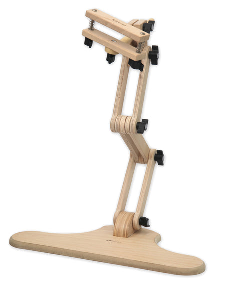 Soporte Nurge 190-14 para bordado usado en silla, cómodo y ajustable