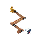 Nurge 190-6 soporte de bordado ajustable de mesa en madera natural