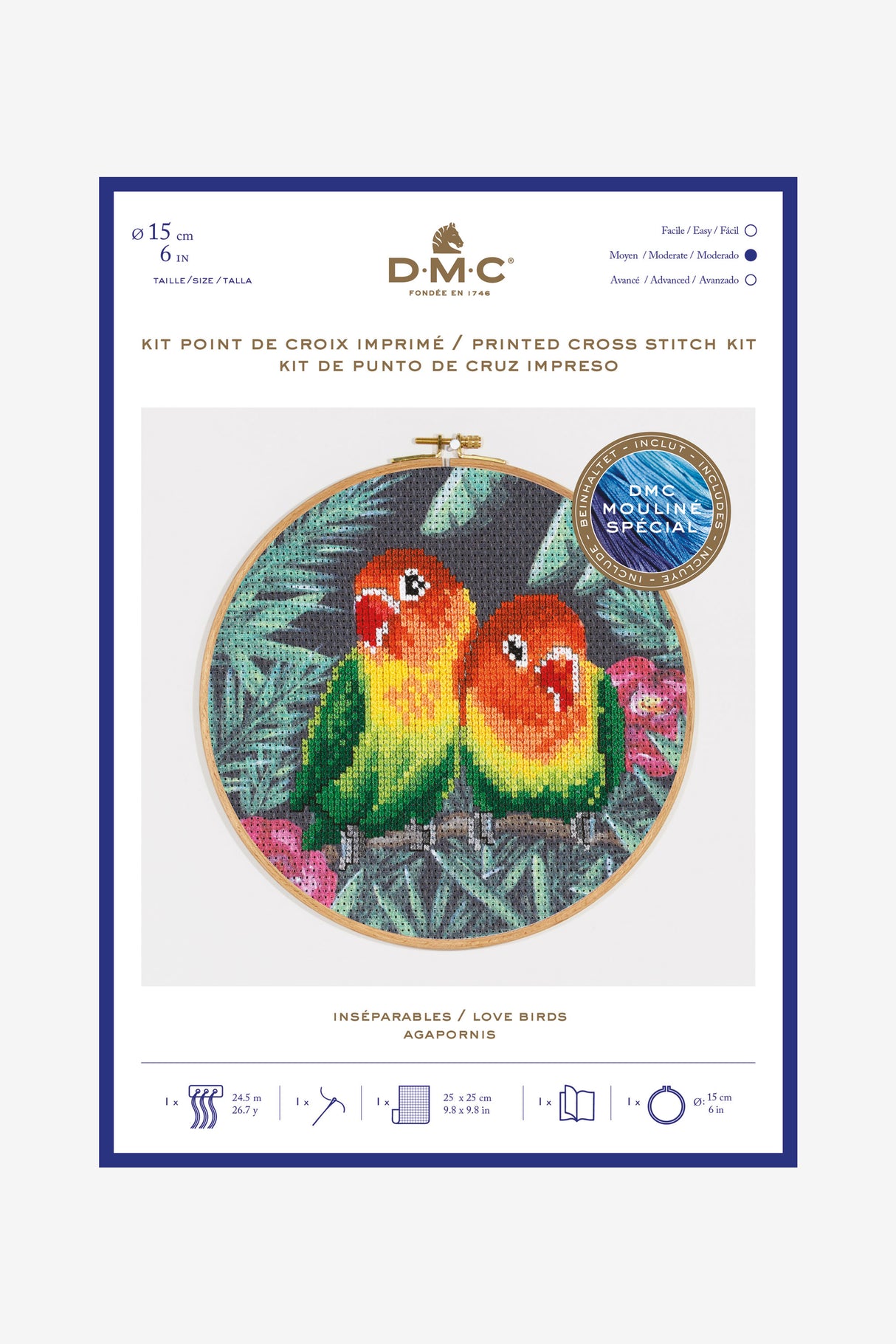 Cross Stitch Kit - DMC - Inseparables