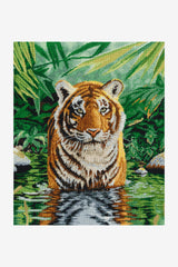 DMC Cross Stitch Kit 'The Tiger's Bath'