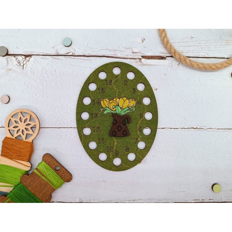Organizador de hilos KF017/120G “Tulipanes” – Kind Fox by Wizardi