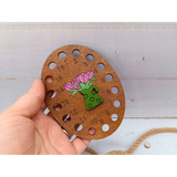Organizador de hilos KF017/120P “Tulipanes Rosa” – Kind Fox by Wizardi