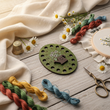 Organizador de hilos KF017/121G “Flores con regadera” – Kind Fox by Wizardi