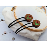 Magnetic Keepers Flowers (2-Pack) KF040/2P | Magnetic Fabric Fasteners