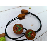 Magnetic Keepers Flowers (2-Pack) KF040/2P | Magnetic Fabric Fasteners