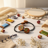 Magnetic Keepers Flowers (2 unidades) KF040/2P | Sujetadores magnéticos para tela