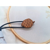 Wizardi KF040/3 Magnetic Fasteners – Wooden Pine Cone (Pack of 2)