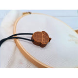 Wizardi KF040/4 Magnetic Fasteners – Wooden Acorn (Pack of 2)