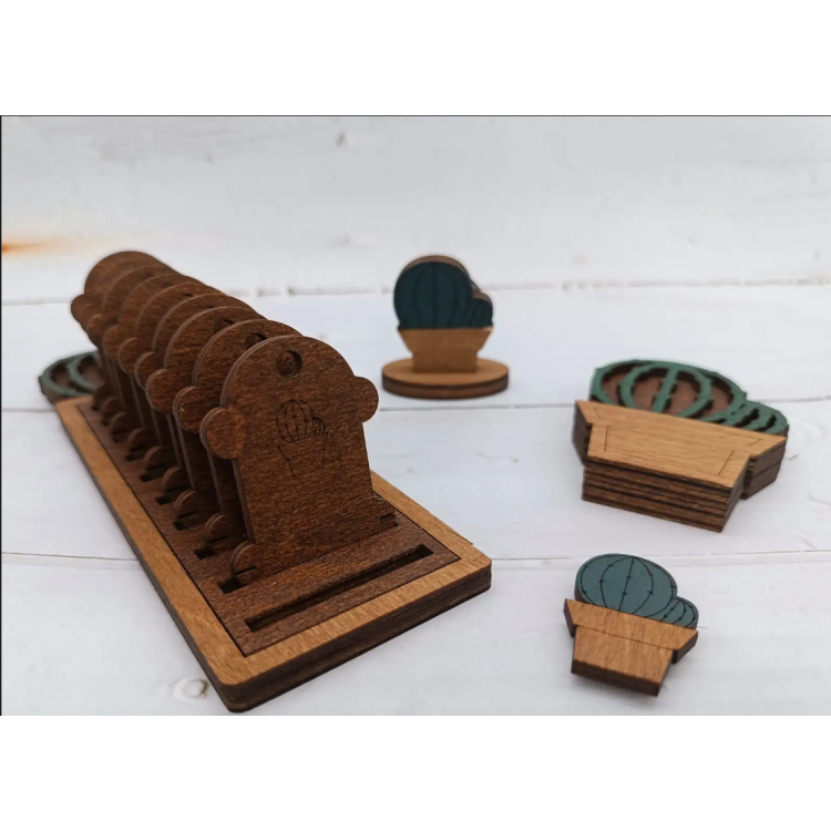 Cactus KF016/2 Bobbin Organizer (10 pcs) | Bobbin and Thread Holder Set