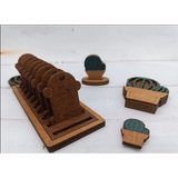 Cactus KF016/2 Bobbin Organizer (10 pcs) | Bobbin and Thread Holder Set