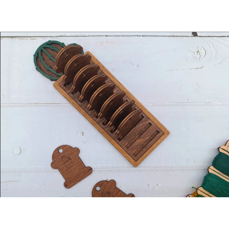 Cactus KF016/2 Bobbin Organizer (10 pcs) | Bobbin and Thread Holder Set