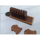 Cactus KF016/2 Bobbin Organizer (10 pcs) | Bobbin and Thread Holder Set