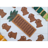 Organizer with 10 spools Succulent KF016/3 | Set of spools and thread holder