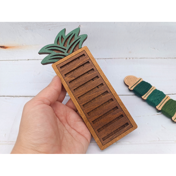 Organizer with 10 spools Succulent KF016/3 | Set of spools and thread holder