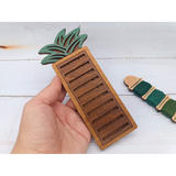 Organizer with 10 spools Succulent KF016/3 | Set of spools and thread holder