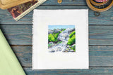 Kit de Punto de Cruz MP Studia - "Waterfall in the Mountains" (SM-998)