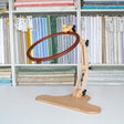 Pie de bastidor Nurge 190-4 ajustable para bordado en madera natural