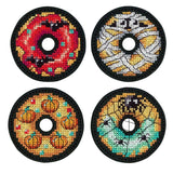 Kit de punto de cruz MP Studia ST-1075 – “Donuts de Halloween. Alfileres e imanes”
