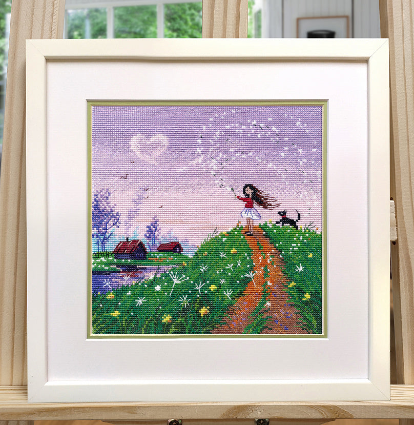 Kit de Punto de Cruz "Brisa de Primavera" S1675