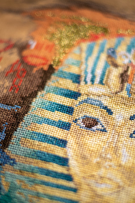 Tutankhamun - Lanarte - Kit de punto de cruz PN-0008006