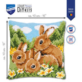 Rabbits - Kit para crear una almohada - Vervaco PN-0009100