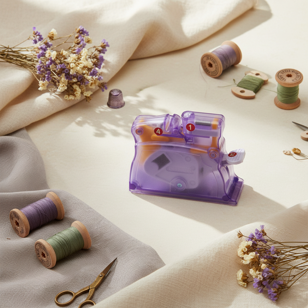 Enhebrador Automático de Agujas Clover – Eficiencia y Estilo en Tres Colores